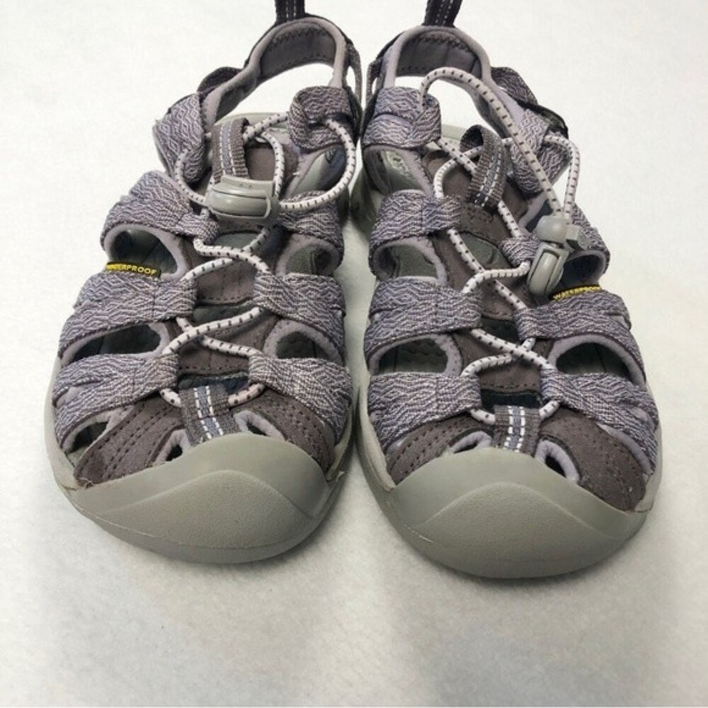 Keen Whisper Lace Up Sandals Shark Lavender Grey 6 Women’s - Picture 5 of 8